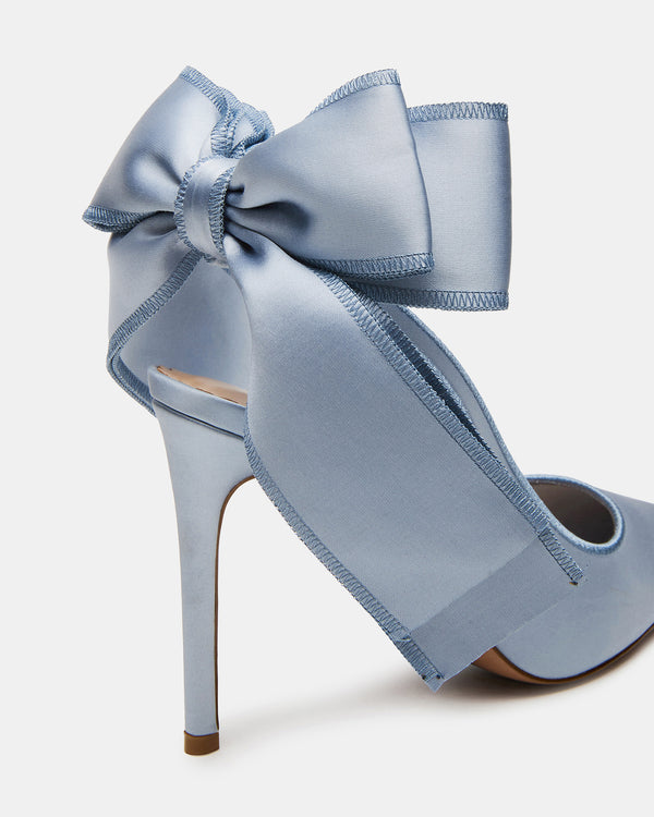 Steve Madden Teacup Blue Satin TEACUP
