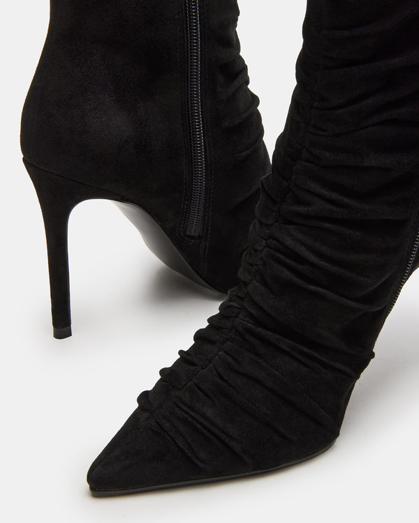 Steve Madden Tease Black Suede