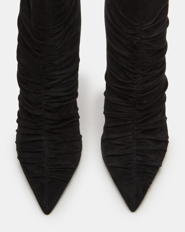 Steve Madden Tease Black Suede