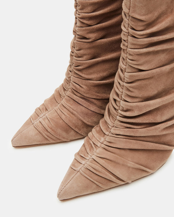 Steve Madden Tease Taupe Suede
