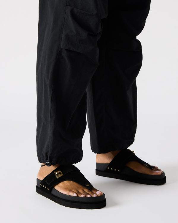 Steve Madden Thona Black Suede