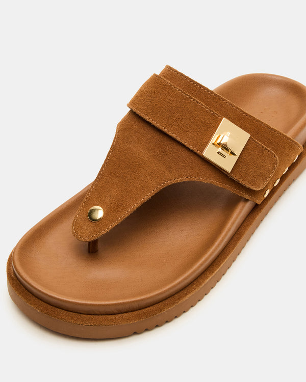 Steve Madden Thona Chestnut Suede