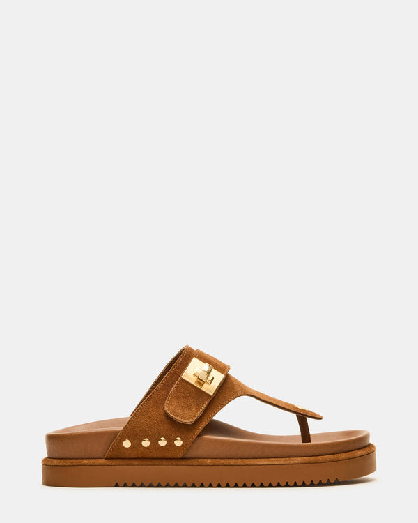 Steve Madden Thona Chestnut Suede