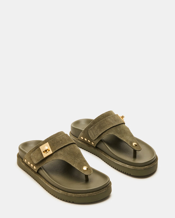 Steve Madden Thona Olive Suede