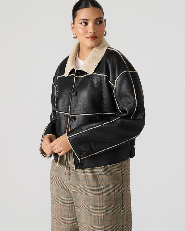 Steve Madden Tilia Coat Black TILIACOAT