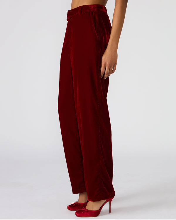 Steve Madden Tonia Pant Red Velvet TONIAPANT