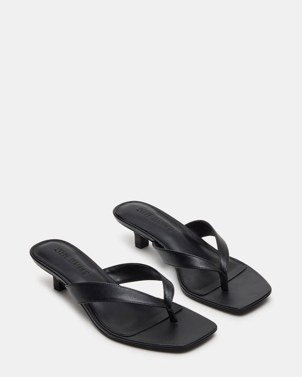 Steve Madden Tracie Black Leather