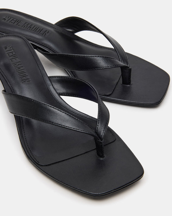 Steve Madden Tracie Black Leather