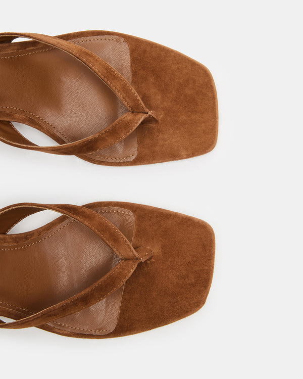 Steve Madden Tracie Chestnut Suede TRACIE