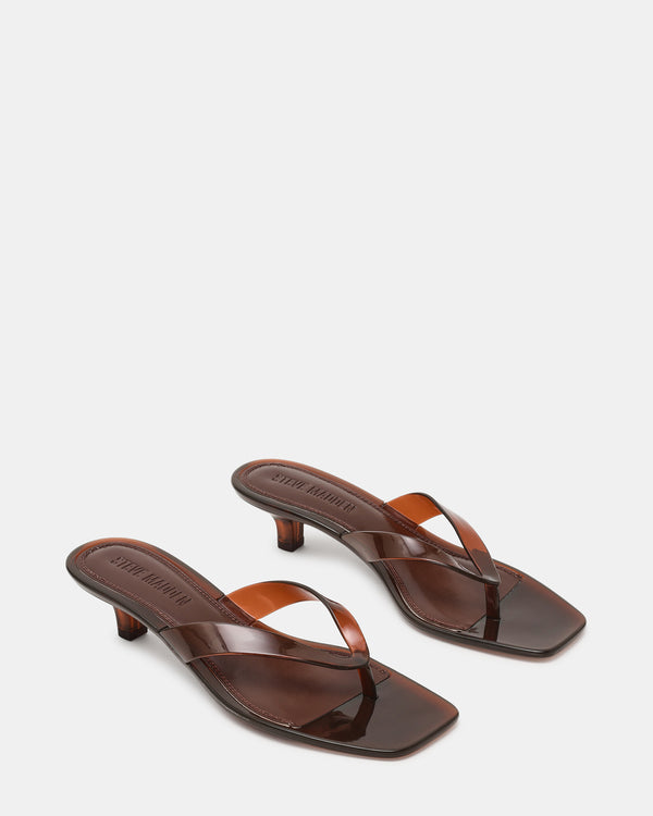 Steve Madden Tracie Jelly Dark Brown