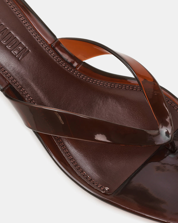 Steve Madden Tracie Jelly Dark Brown