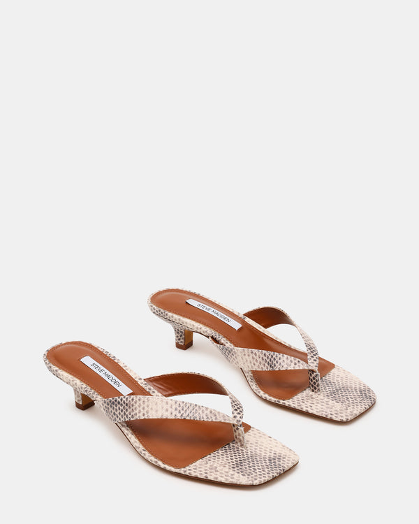 Steve Madden Tracie Natural Snake TRACIE
