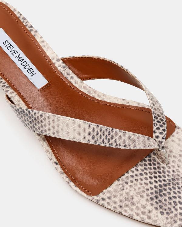 Steve Madden Tracie Natural Snake TRACIE