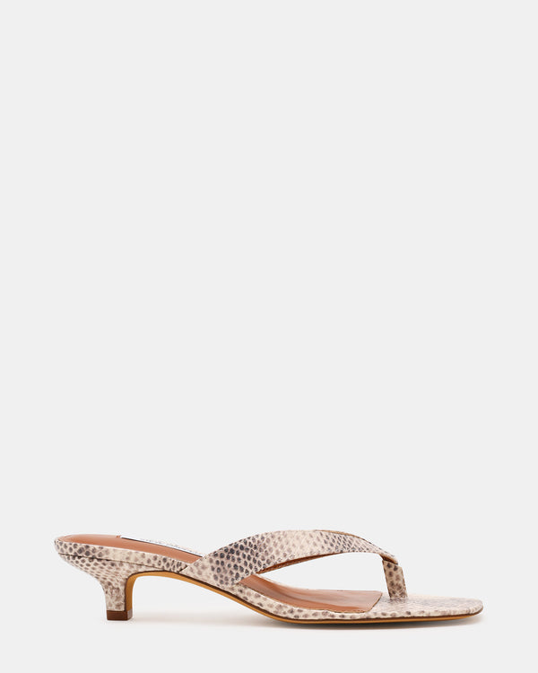 Steve Madden Tracie Natural Snake TRACIE
