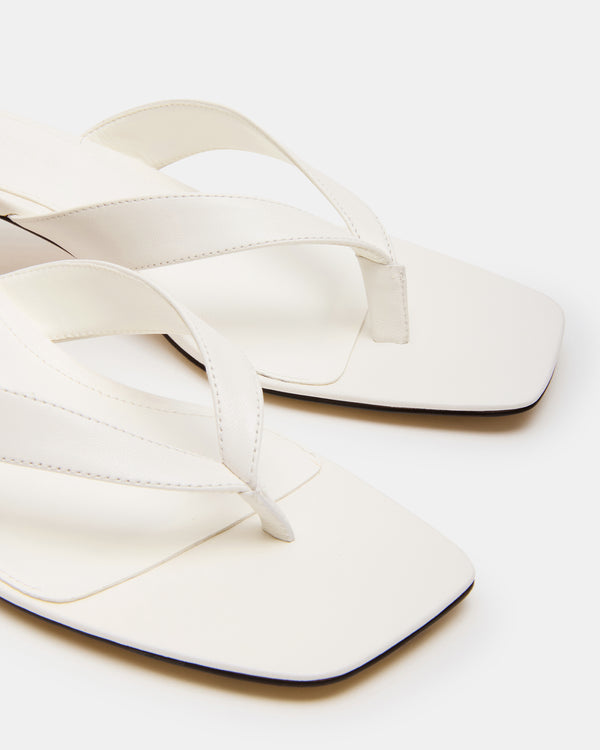 Steve Madden Tracie White Leather TRACIE SALE