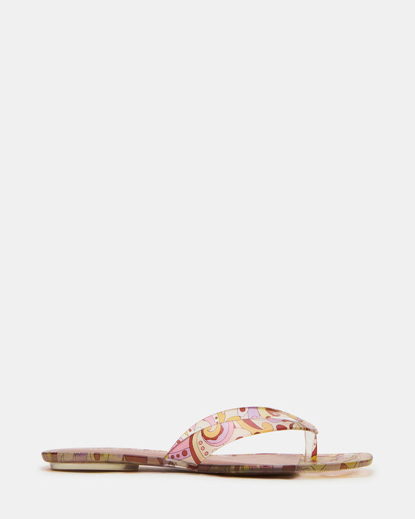 Steve Madden Trella Jelly Pink Print TRELLAJELLY