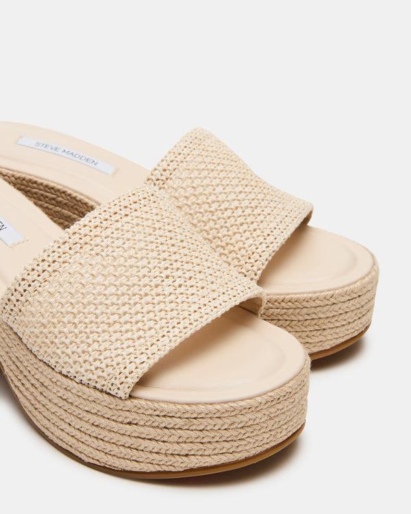 Steve Madden Trippy Natural Raffia
