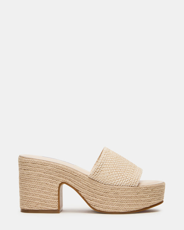 Steve Madden Trippy Natural Raffia