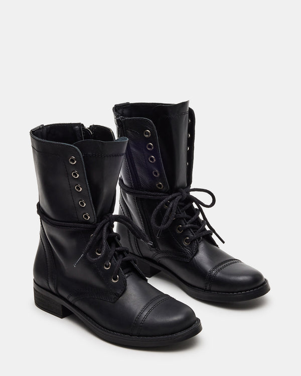 Steve Madden Troopa3.0 Black Leather