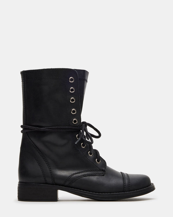 Steve Madden Troopa3.0 Black Leather