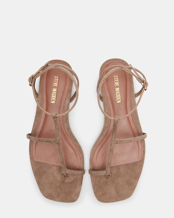 Steve Madden Tropica Taupe Suede