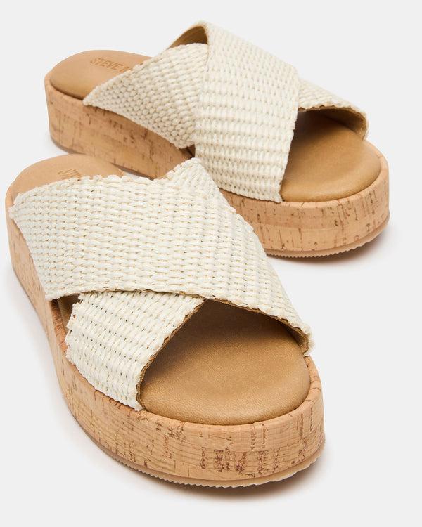 Steve Madden Tulum Bone Raffia TULUM
