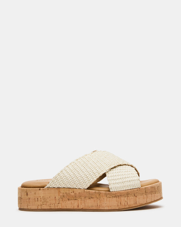 Steve Madden Tulum Bone Raffia TULUM