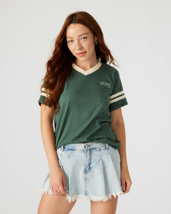 Steve Madden Vote Tee Green VOTETEE