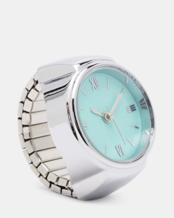 Steve Madden Watch Ring Blue WATCHRING