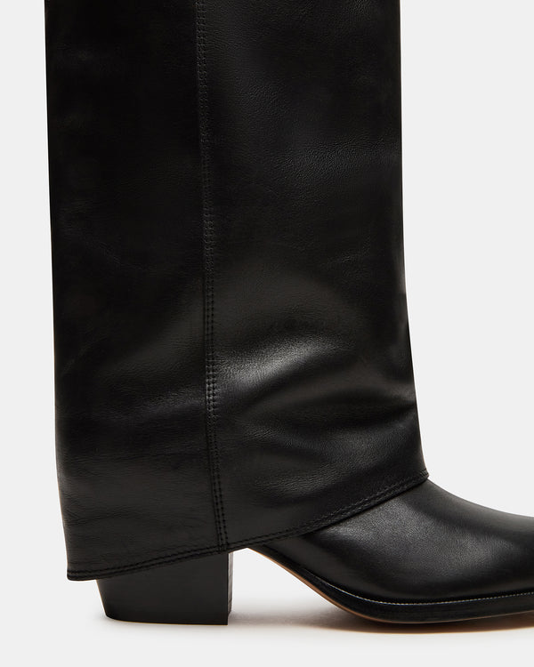 Steve Madden Winnick Black Leather WINNICK