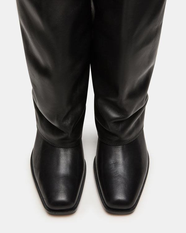 Steve Madden Winnick Black Leather WINNICK