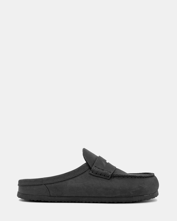 Steve Madden Wyatt Black Leather WYATT MEN'S SHOES