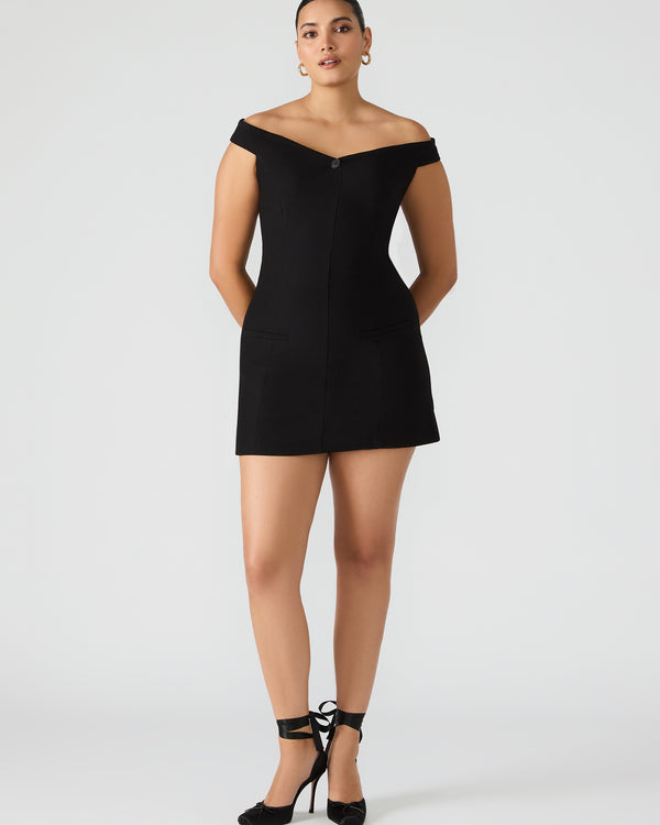 Steve Madden Yana Dress Black YANADRESS