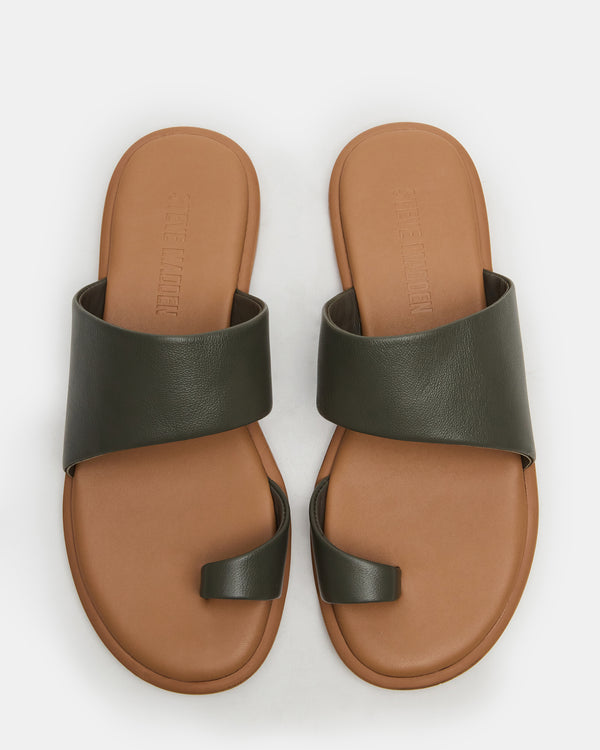 Steve Madden Zani Olive Leather