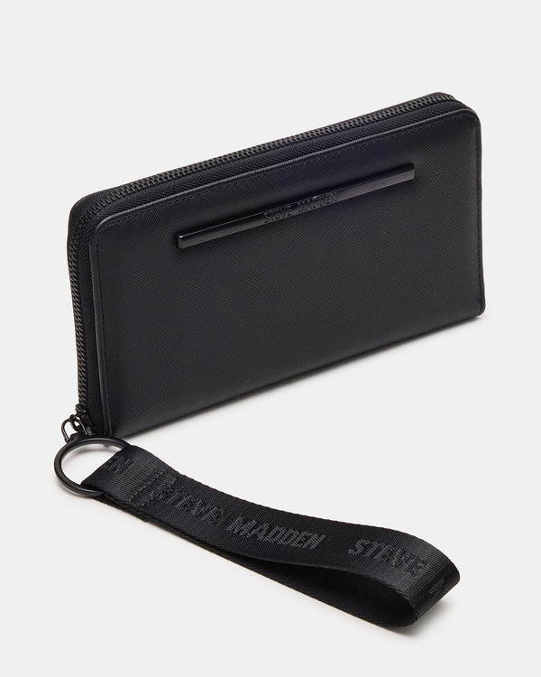 Steve Madden Zip Wallet Black