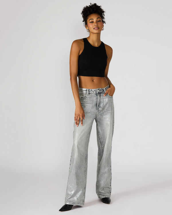 Steve Madden Zo Jean Silver ZOJEAN