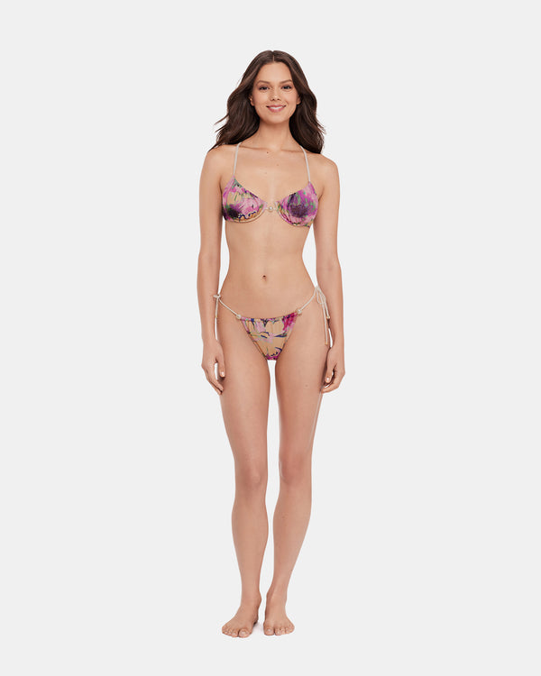 Steve Madden Super Bloom Multi Bikini Bottom SUPERMULTIBIKINIBOTTOM