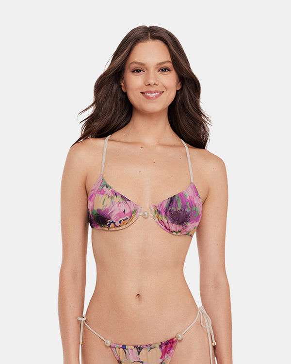 Steve Madden Super Bloom Multi Bikini Top SUPERMULTIBIKINITOP