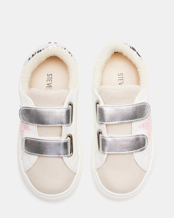 Steve Madden Toddlers' Rezume White Multi TODDLERS'REZUME KIDS' SHOES