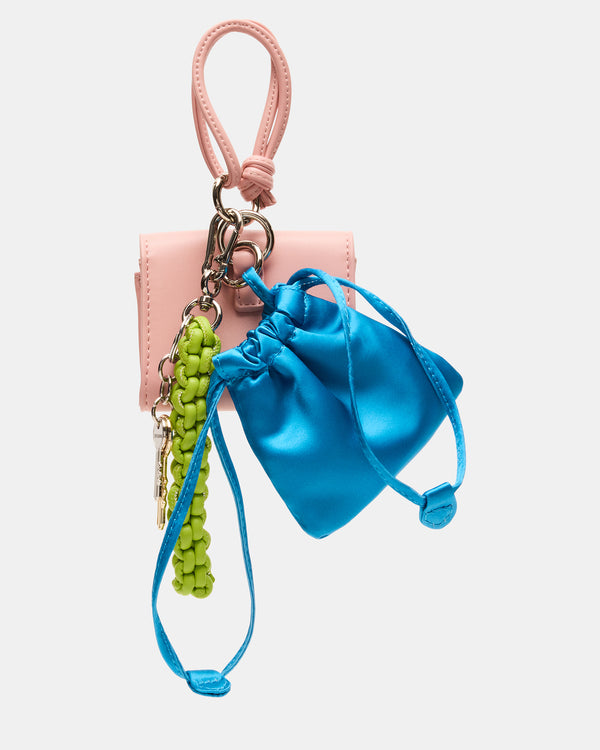 Steve Madden Travel Bag Charm Coral Multi TRAVELBAGCHARM