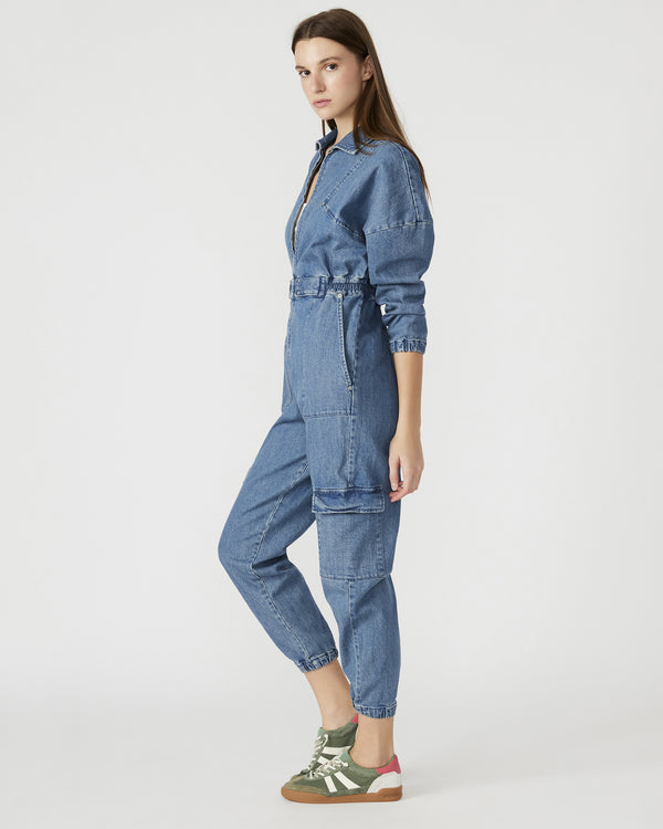 Steve Madden Trista Denim Jumpsuit TRISTADENIMJUMPSUIT