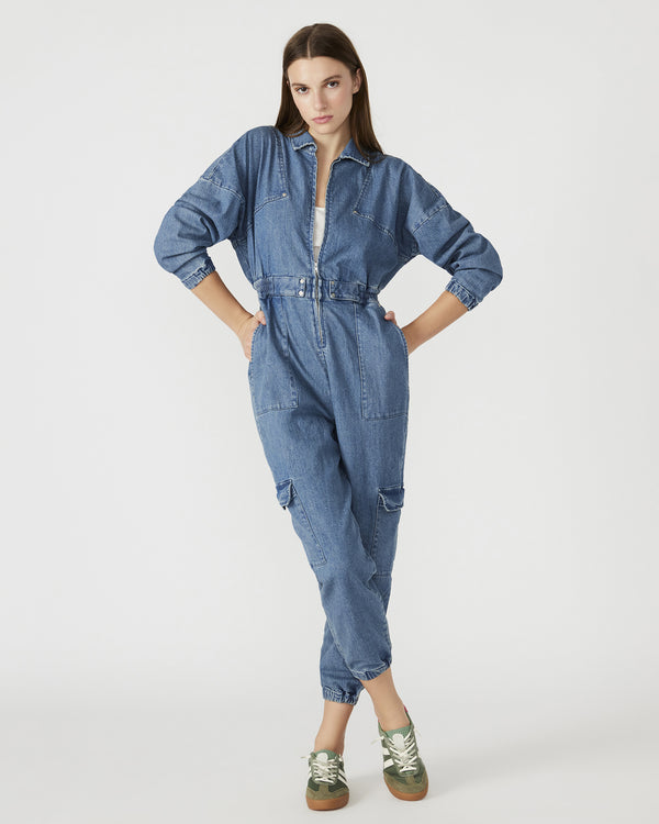 Steve Madden Trista Denim Jumpsuit TRISTADENIMJUMPSUIT