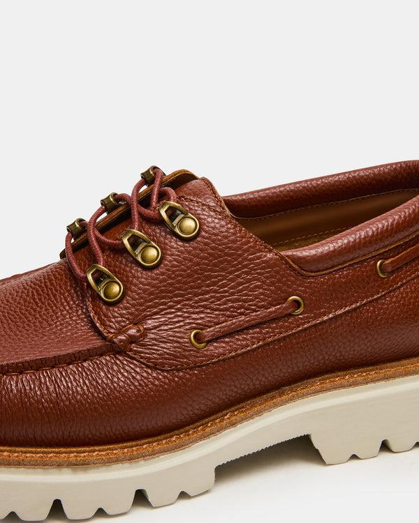 Steve Madden Victor Cognac Leather VICTOR MEN'S SHOES