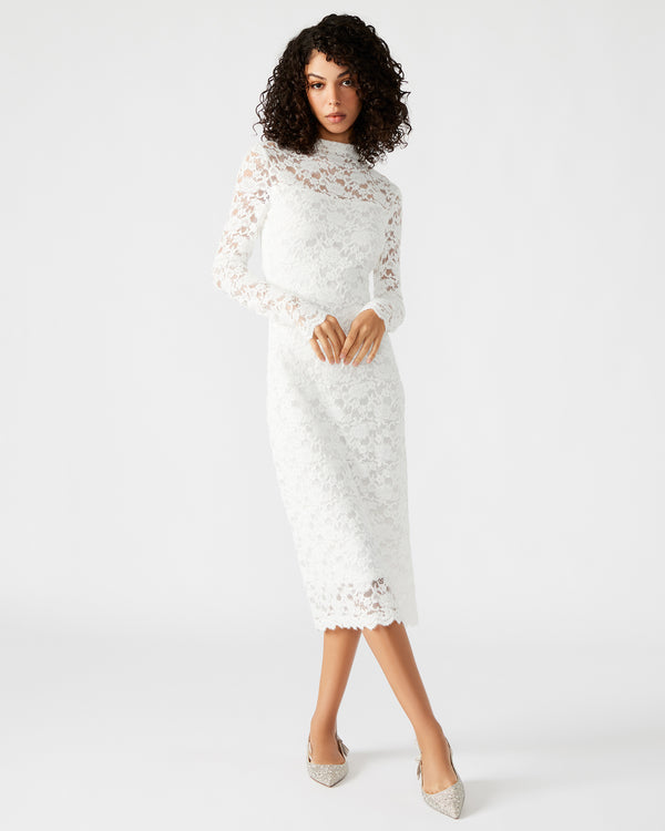 Steve Madden Vivienne Lace Dress Ivory VIVIENNELACEDRESS