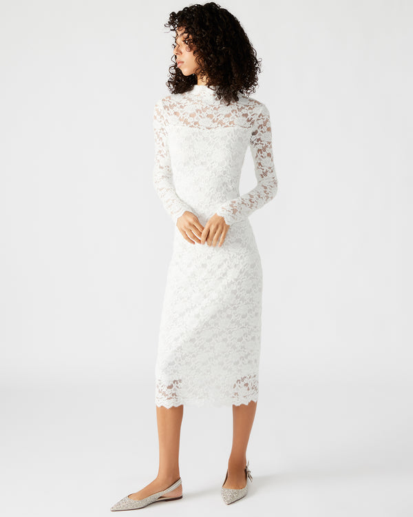 Steve Madden Vivienne Lace Dress Ivory VIVIENNELACEDRESS