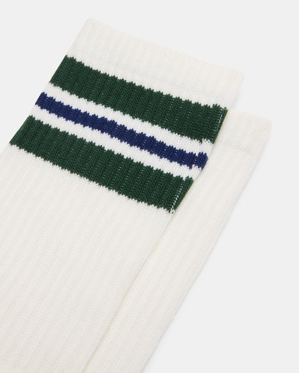 Steve Madden Wynn 2 Pack Stripe Athleisure Socks Egret WYNN2PACKSTRIPEATHLEISURESOCKS