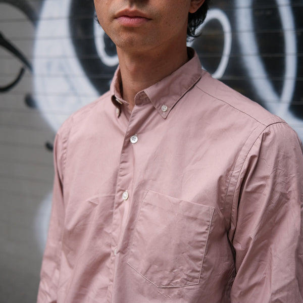 Steven Alan Single Needle Shirt Rosewood | Broadcloth