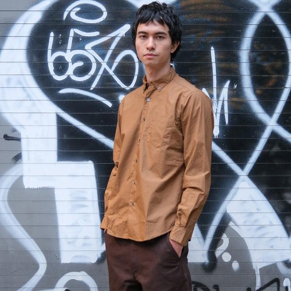 Steven Alan Single Needle Shirt Safari Tan | Broadcloth