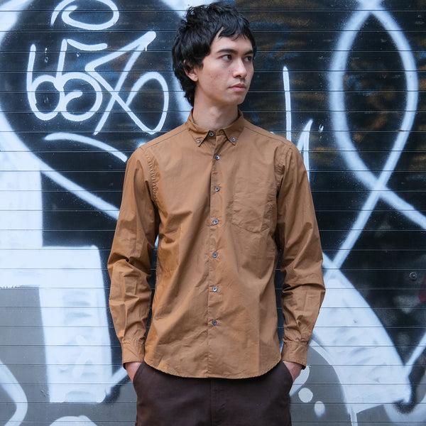 steven alan Single Needle Shirt Safari Tan | Broadcloth