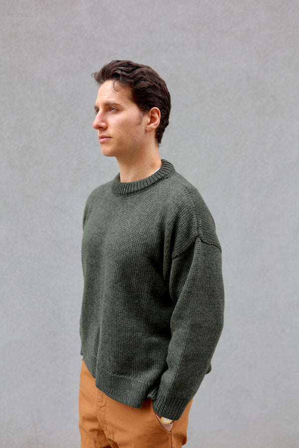 Steven Alan Double Vent Sweater Army Green